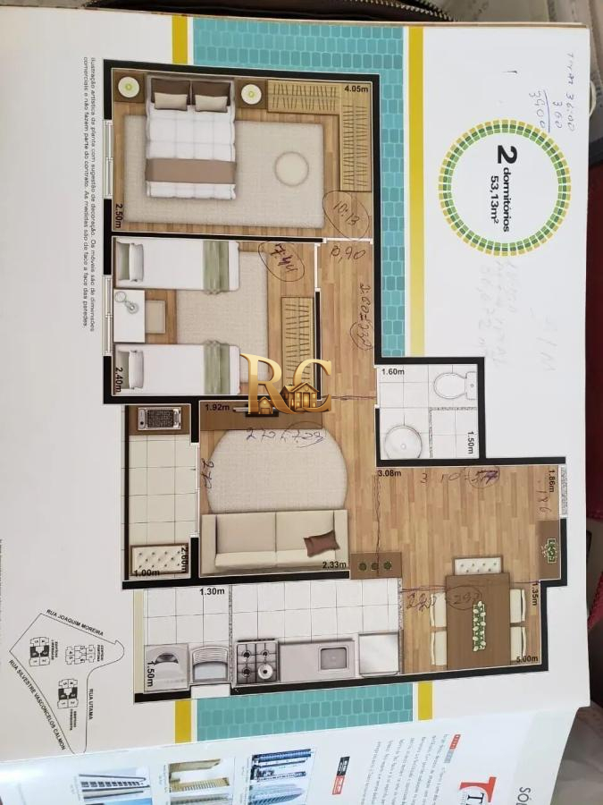 Apartamento para Venda em Guarulhos, Vila Paulista, 2 dormitórios, 1 banheiro, 1 vaga - RC Imóveis à Venda - Aluguel e Venda de Imóveis